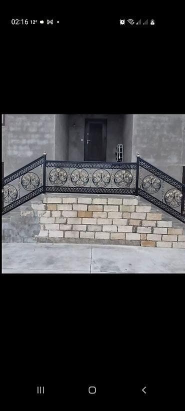 ucuz samavar: Balkon məhəccəri, Dəmir — 3