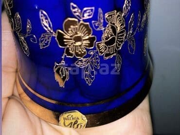 suvenir qablar: Qədəhlər, rəng - Göy — 6