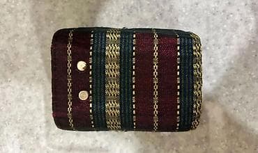 çıxol: Toxuma naxışlı açarlıq futlyarı - Material: parça əsaslı, dekorativ — 2