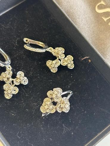 bts canta: Dəstə daxildir: Üzük, Sırğa, Gümüş — 1