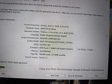 irşad electronics noutbuklar: İşlənmiş ASUS TUF Gaming, 17.3 ", AMD Ryzen 7, 512 GB, Pulsuz çatdırılma — 2