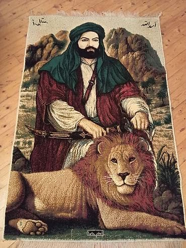 parca dolablar: Divar asılqan xalça – rəsmli dekorativ panel - Naxış: dağ fonunda — 1