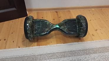 simli ped: Korpus: Yaşıl/kamuflyaj dizaynlı elektrikli hoverboard (özünü — 1