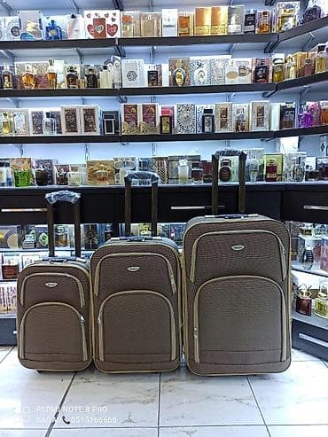 parca camadan: 3-lü səfər çamadan dəsti - Brend: Waseem (etiket üzərində) - — 1