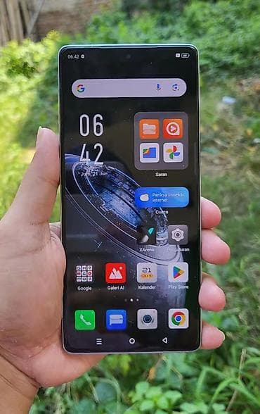 note 14 pro: Infinix GT 10 Pro, rəng - Göy, Sensor — 4