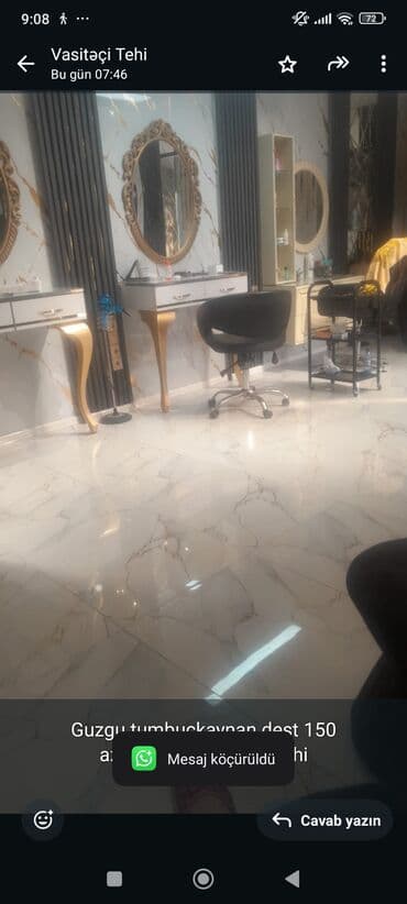 Makiyaj üçün masa