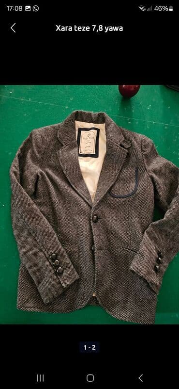 Zara uşaq pencəyi - Yaş: 7–8 (etiketdə göstərilir) - Rəng və naxış