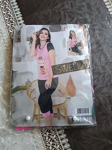 prada eynək: Qadın pijama dəsti – Swella - Brend: Swella - Ölçü: S–M və L-XL — 1