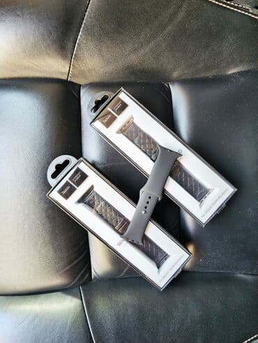 smart saat kemerleri: Yeni, Kəmər, Dəri, rəng - Qara — 1