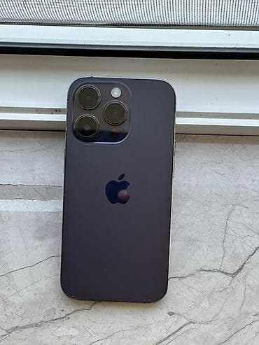 Elektronika: IPhone 14 Pro, 128 GB, Deep Purple, Face ID — 2