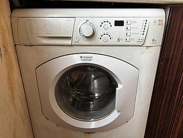 geepas sok ceken: Paltaryuyan maşın Hotpoint Ariston, 6 kq, Avtomat, Qurutmasız, Kredit yoxdur — 1