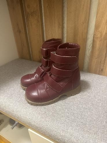 sapaşkilər: Uşaq qış çəkmələri - Rəng: tünd bordo - Model: yüksək boğaz, 3 ədəd — 1