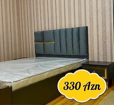 Yataq dəsti – 330 AZN - Müasir dizaynlı çift nəfərlik çarpayılar