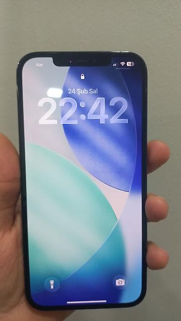 6 s plus: IPhone 12 Pro Max, 128 GB, Pacific Blue, Barmaq izi, Face ID — 7