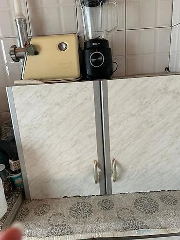 metbext şkafı: Mətbəx alt dolabı və qranit üstlük - Material: Korpus – DSP/laminat — 5