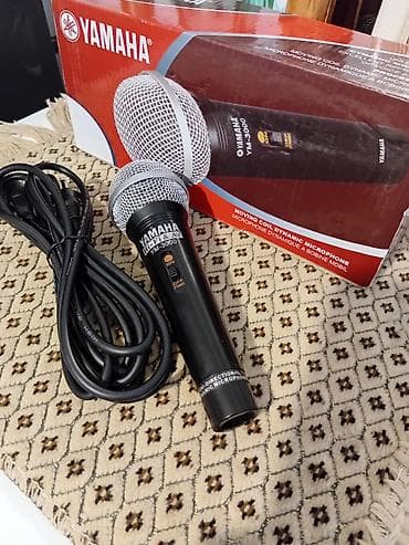 mikrofon: Yamaha YM-3000 simli dinamik mikrofon - Tip: Moving coil (dinamik) — 1