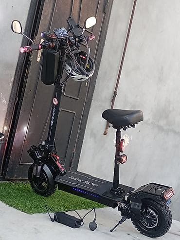 Электротранспорт: Elektrik skuter – FaSTer RS7 Xüsusiyyətlər: - Güclü ofroad təkərlər — 6
