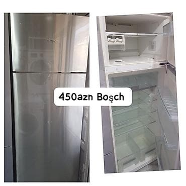 2 qapılı Bosch Soyuducu Satılır, rəng - Gümüşü