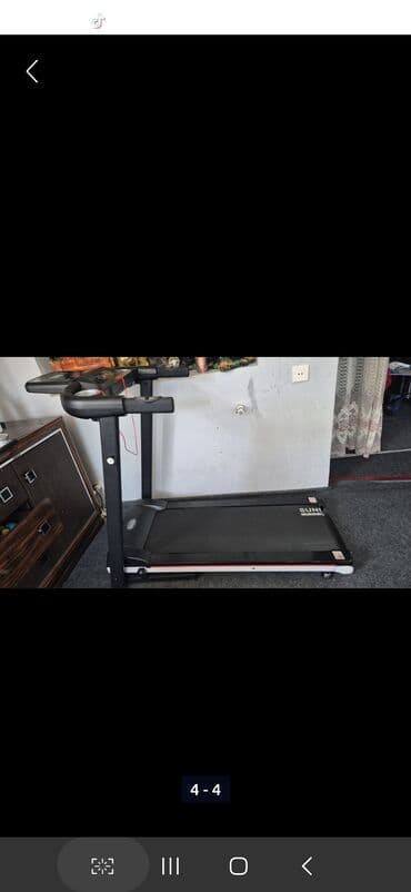 qaçis aparati: Fitness ES-T2702 elektrik qaçış zolağı evdə məşq üçün rahat həll — 9