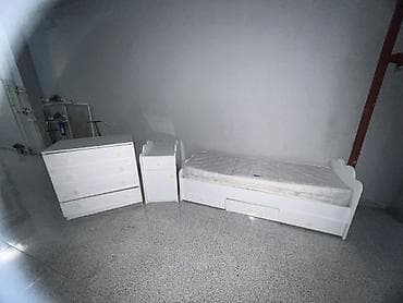Oğlan və qız üçün, İşlənmiş, Təknəfərlik çarpayı, 2 tumba, Komod, Tumba — 2