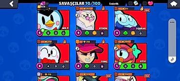 всеобщая история 6 класс мсо 1: Brawl Stars hesabı – geniş döyüşçü kolleksiyası - Ümumi: 70/100 — 5