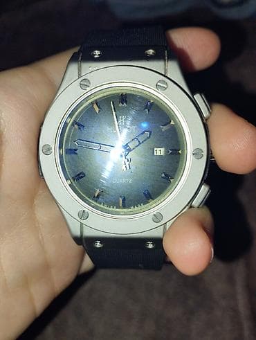 Smart qolbaqlar: Qol saatı, Hublot, rəng - Qara — 1