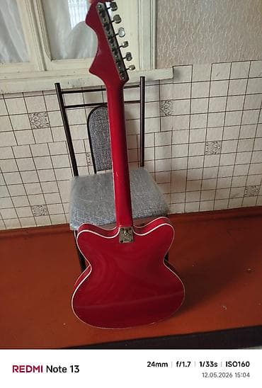 zeng ucun gitara: Jolana Tornado elektrik gitarası vintage - Korpus: yarı-akustik — 5