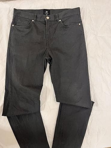 qara şalvarlar: H&M kişi şalvarı – Slim Fit - Ölçü: 31 (EUR 31 / US 31) - Rəng — 6