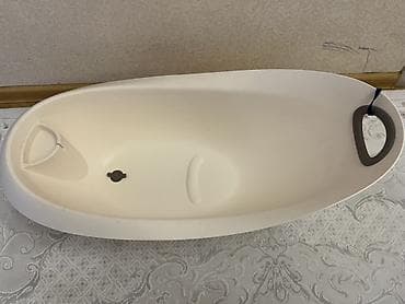 hamam moydadir: Mothercare uşaq vannası - Ergonomik, uzunoval forma: yenidoğan və 2 — 2