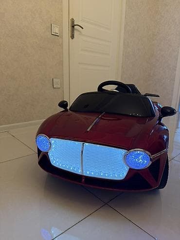 elekt: Uşaq üçün elektrikli minik maşını – qırmızı rəng - Tək oturacaqlı — 2