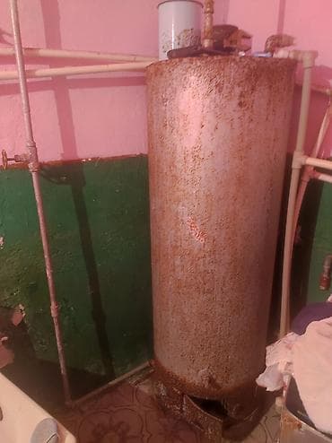 kombi tipli pitiminutka: Qazla işləyən su qızdırıcısı (vertikal, iri həcmli) - Tip: stasionar — 1