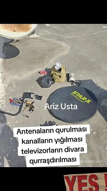 Peyk antenaları: Krosnu ustası. Televizor ustası. Televizor qurraşdırılması kanalların — 2
