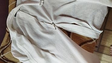 ağ sarocka: Ağ rəngli kişi köynəyi - Qısaqollu, klassik yaxalı - Ön hissədə — 2