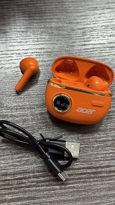 qulaqcı: Simsiz (Bluetooth) Qulaqcıqlar, Acer, rəng - Narıncı — 1