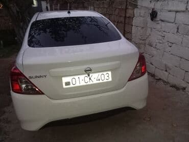 ручка фольксваген: Nissan Sunny sedan - Kuzov: ağ rəng, 4 qapı, geniş baqaj - Salon — 1