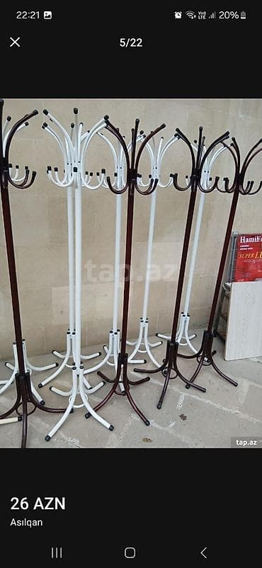 şeki: Məhsul: Metall asılqan (yerüstü) - Material: qalın divarlı metal — 2