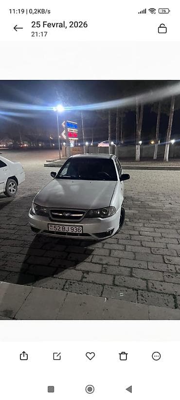 daewoo 2005 model: Maşın adı : Daew0o Nexıa İli : 2008 Mator : 1.5 Qiymət : 4700 — 4