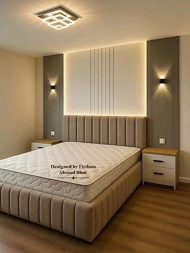 smart yataq desti: Məhsul: Yumşaq başlıqlı müasir çarpayılar (matraslı model nümunələri — 2