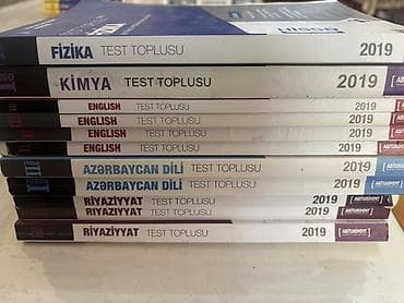 Kitablar və jurnallar: Məhsul: Abituriyent “Test Toplusu” kitabları dəsti. Şəkildə görülən — 4