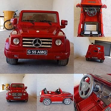 uşax maşını: Uşaq üçün elektrikli minik maşını – Mercedes-Benz G55 AMG stilində - — 1