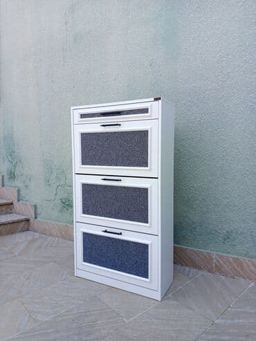 галошница в прихожую: Новый, Распашной, 4 двери Прямой шкаф, Шкаф в прихожей, Азербайджан — 9