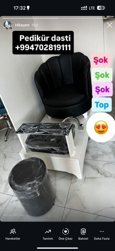 manikür dəsti: Pedaqoji və kosmetoloji prosedurlar üçün nəzərdə tutulmuş pedikür — 1
