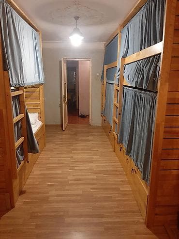 mida kiraye: Hostel.Gunluk 7 manat .Ayliq 180 manat.Her bir rahatliqi var,internet — 2