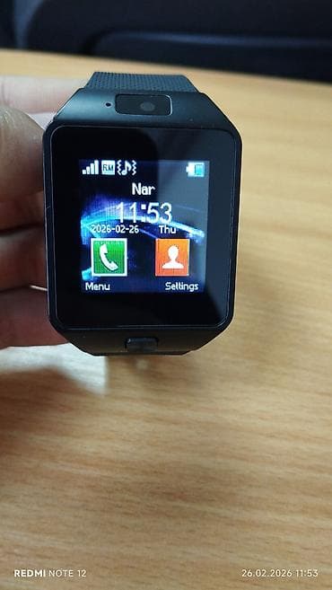 Qol saatları və aksesuarlar: Yeni, Smart saat, Sim kart, rəng - Qara — 1