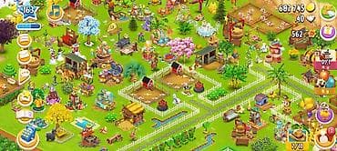 Видеоигры и приставки: Hay Day hesabı – yüksək səviyyəli, tam inkişaf etmiş ferma Id — 2