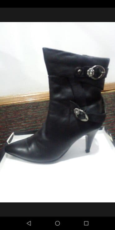 ayaqqabıları 41: Ölçü: 37, rəng - Qara, Yeni — 1