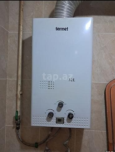 Краны водонагреватели: Termet qazla işləyən su qızdırıcısı – 32L - Divara quraşdırılan model — 1