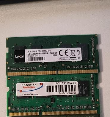 pc kasa: Operativ yaddaş (RAM) Samsung, 8 GB, 2133 Mhz, DDR4, PC üçün, İşlənmiş — 5