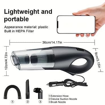 hoffman tozsoran: Avto üçün tozsoran, Yeni, Akkumlyator, Təmizləmə növü: Quru, Çin, Pulsuz çatdırılma — 4