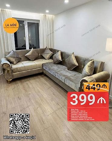 Künc divan, Açılan, Bazalı, Parça, Şəhərdaxili pulsuz çatdırılma